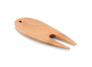 Logotrade promotional merchandise picture of: Bamboo golf divot tool
