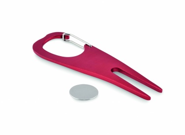 Logo trade advertising products picture of: Aluminium golf divot tool