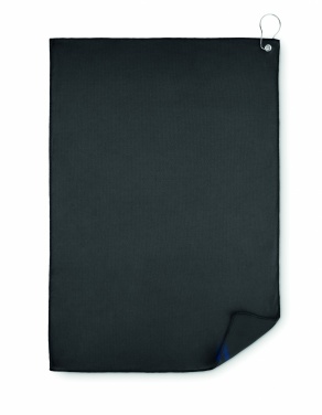 Logotrade promotional gift picture of: RPET golf towel with hook clip