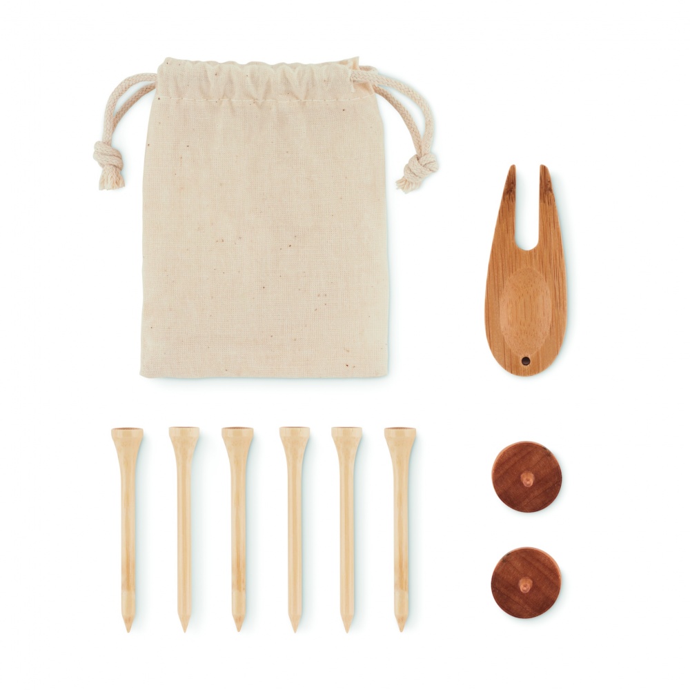 Logo trade promotional gifts image of: Golf accessories set in pouch