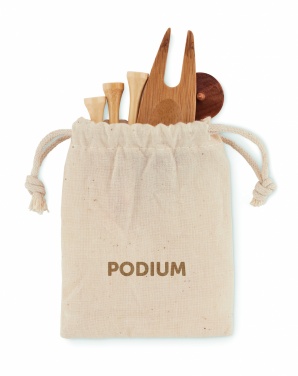 Logo trade promotional items picture of: Golf accessories set in pouch