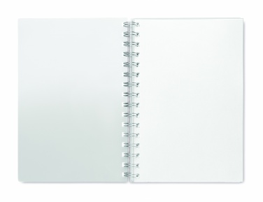 Logotrade promotional merchandise image of: A5 RPET notebook recycled lined