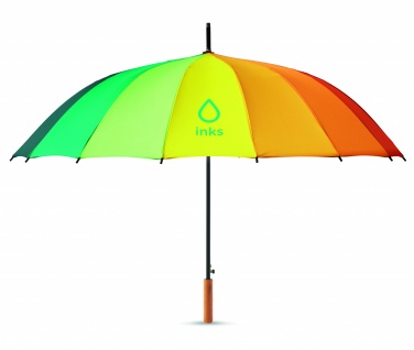 Logotrade promotional giveaways photo of: 27 inch rainbow umbrella