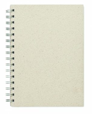 Logotrade promotional gift picture of: A5 grass notebook 80 lined