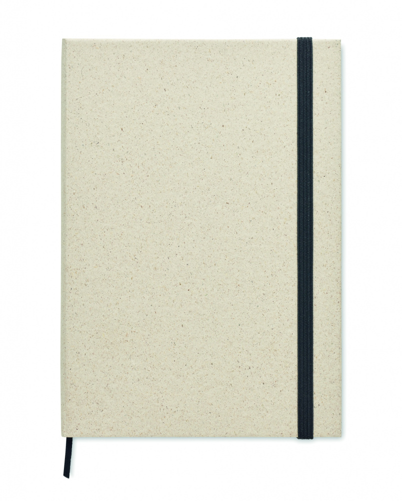 Logo trade corporate gift photo of: A5 grass notebook 80 lined
