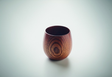 Logo trade advertising products picture of: Oak wooden mug 250 ml