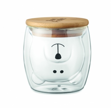 Logo trade promotional product photo of: Double wall borosilicate mug