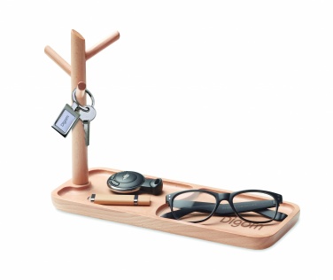 Logo trade business gifts image of: Wooden organizer tray
