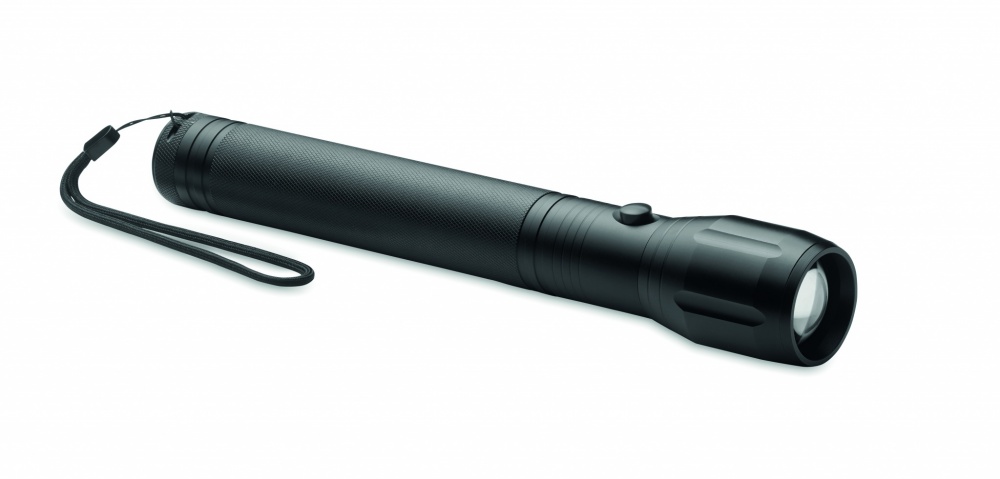 Logo trade advertising products picture of: Large aluminium LED flashlight