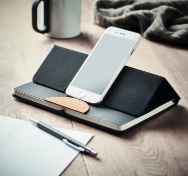 Logo trade promotional giveaway photo of: A5 RPET notebook 80 lined