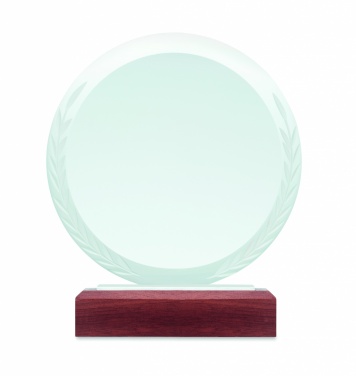 Logo trade promotional giveaways picture of: Round award plaque