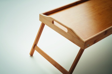Logo trade corporate gifts picture of: Foldable bamboo tray