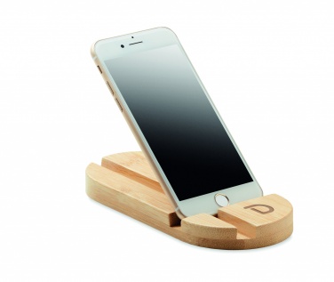 Logotrade advertising product picture of: Bamboo tablet/smartphone stand
