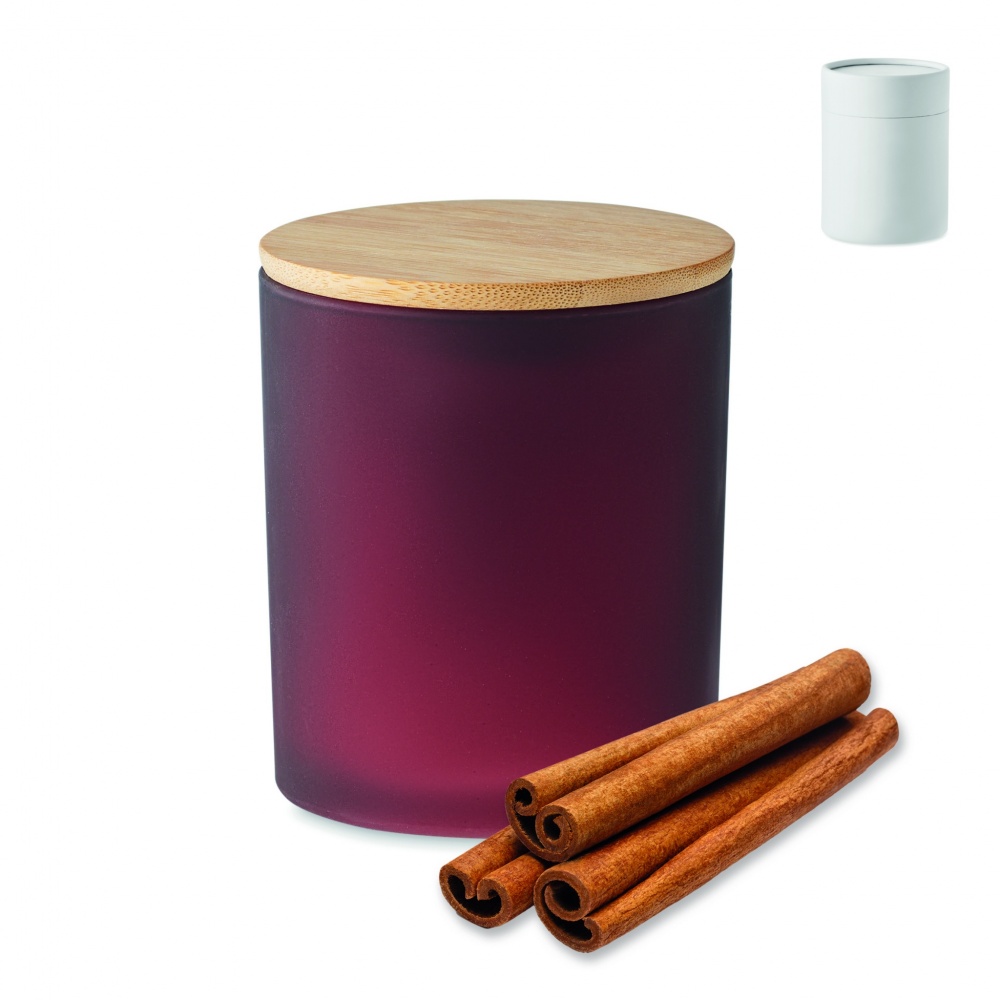 Logo trade promotional item photo of: Plant based wax candle 280 gr