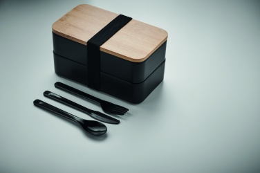 Logotrade promotional gift picture of: Lunch box in PP and bamboo lid
