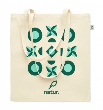 Logo trade promotional merchandise photo of: Organic cotton shopping bag