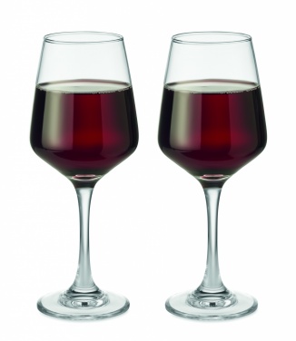 Logotrade corporate gift picture of: Set of 2 wine glasses
