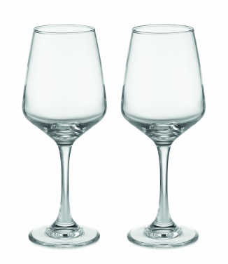 Logotrade promotional product picture of: Set of 2 wine glasses