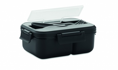 Logo trade promotional product photo of: Lunch box with cutlery in PP