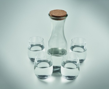 Logo trade advertising product photo of: Set of recycled glass drink