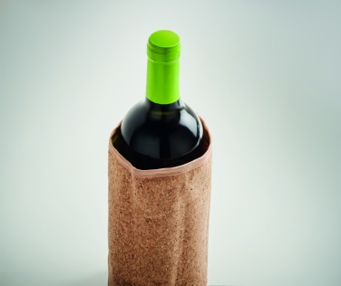 Logo trade promotional gift photo of: Soft wine cooler in cork wrap