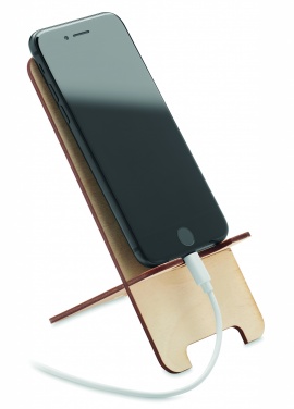 Logotrade promotional product image of: Birch Wood phone stand