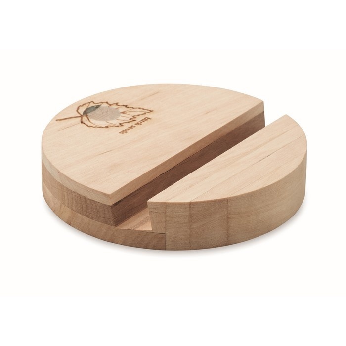 Logotrade promotional gifts photo of: Birch Wood phone stand