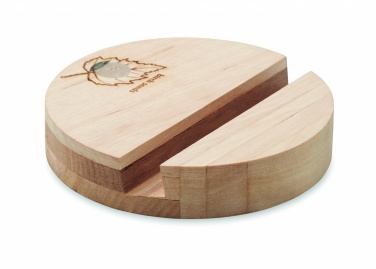 Logotrade corporate gifts photo of: Birch Wood phone stand