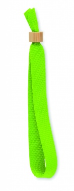 Logo trade promotional gifts picture of: RPET polyester wristband