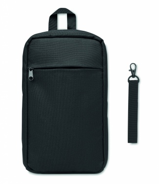 Logotrade advertising product picture of: Cross chest bag in 600D Rpet