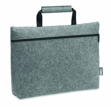 Logotrade promotional gift image of: RPET felt zippered laptop bag