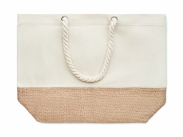 Logo trade promotional merchandise photo of: Canvas beach bag 280 gr/m²