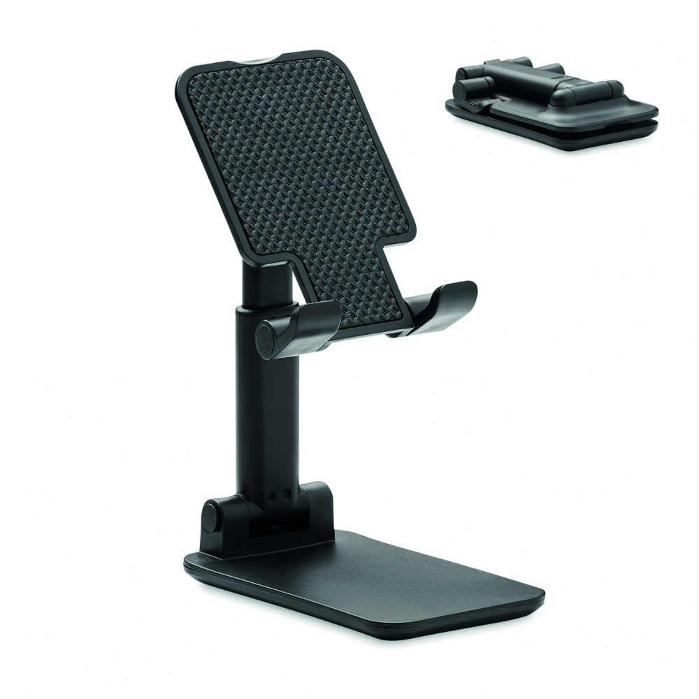 Logo trade promotional products image of: Foldable phone stand in ABS