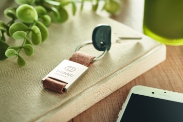 Logo trade advertising product photo of: Key ring with cork webbing Kerava