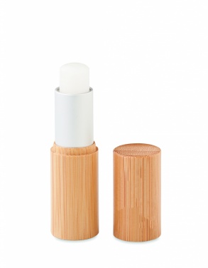 Logotrade promotional giveaways photo of: Lip balm in bamboo tube box