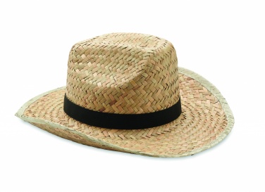 Logo trade corporate gifts picture of: Natural straw cowboy hat