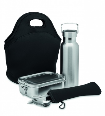Logo trade promotional products picture of: Lunch set in stainless steel