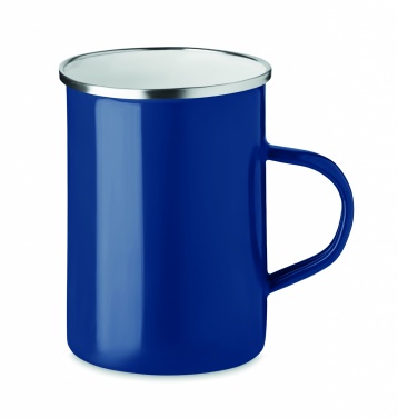 Logo trade promotional product photo of: Metal mug with enamel layer