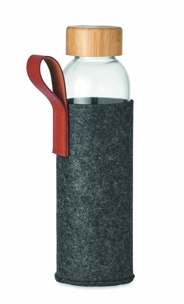 Logo trade corporate gifts image of: Glass bottle 500 ml