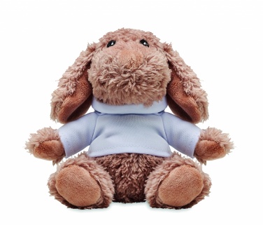Logo trade business gifts image of: Dog plush wearing a hoodie