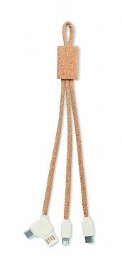 Logotrade promotional merchandise image of: 3 in 1 charging cable in cork