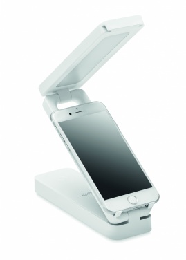 Logo trade advertising products image of: Lamp and wireless charger 10W