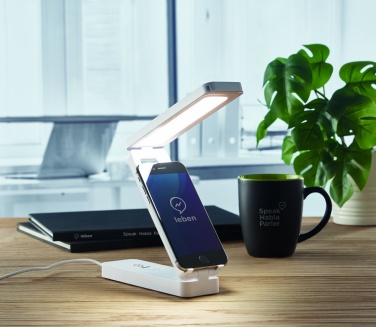 Logotrade corporate gifts photo of: Lamp and wireless charger 10W
