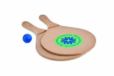 Logo trade promotional items picture of: Beach tennis set