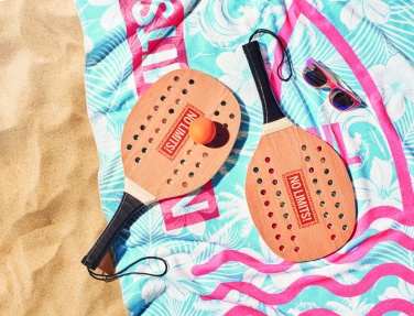 Logo trade business gift photo of: Rosewood beach tennis set