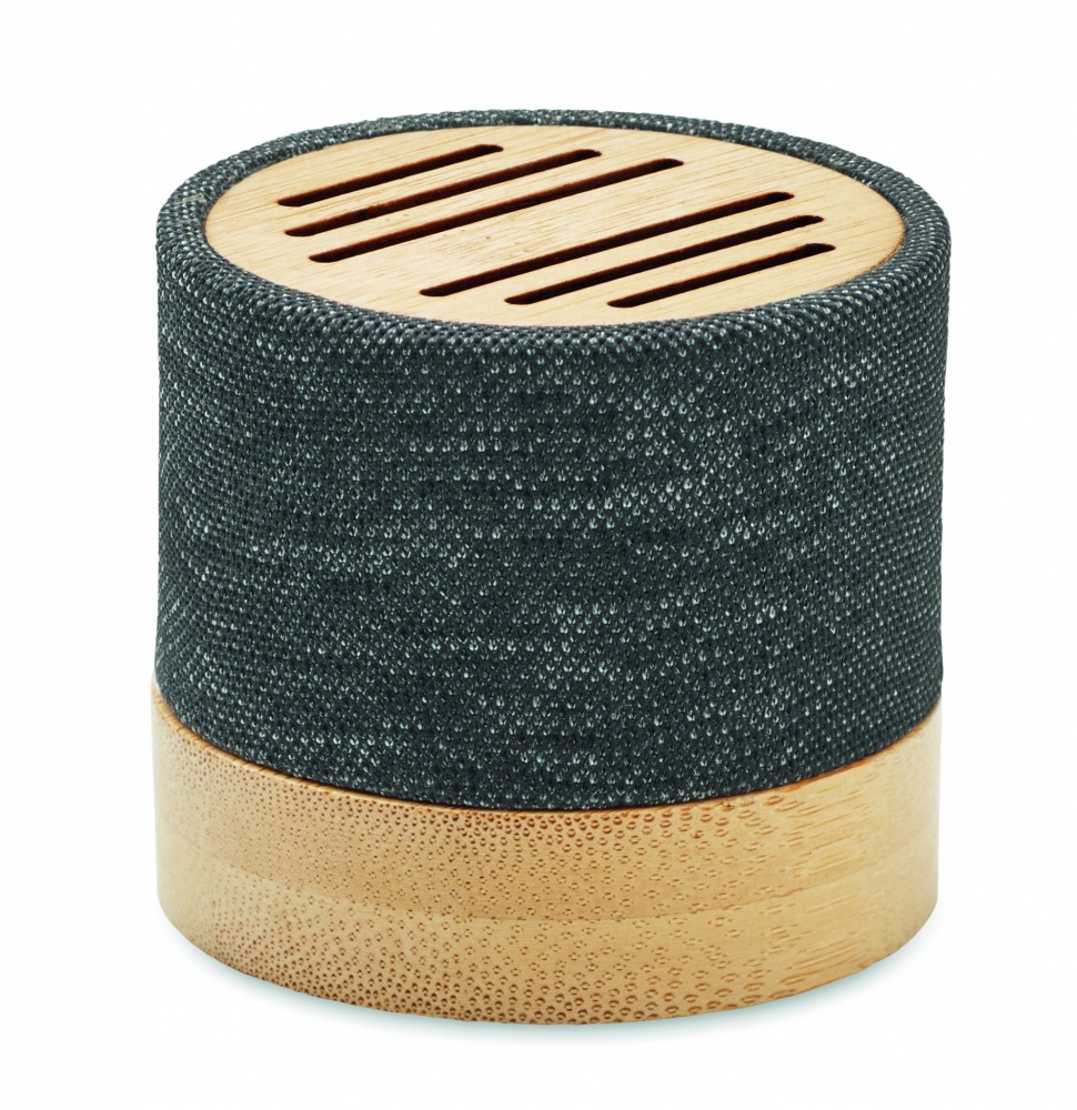 Logotrade promotional gift picture of: Bamboo RPET wireless speaker