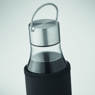Logo trade advertising products image of: Glass bottle 500 ml