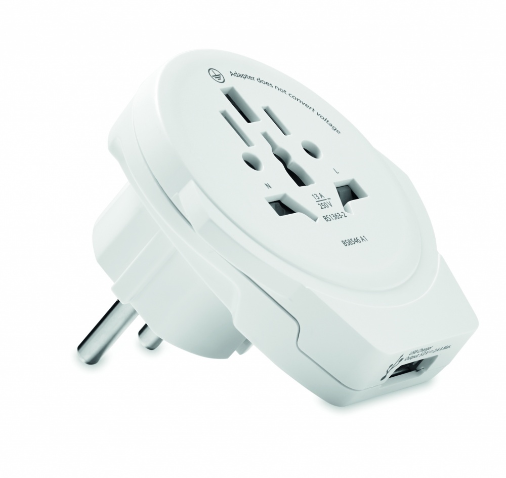Logotrade promotional gift picture of: Skross World to Europe USB 12W