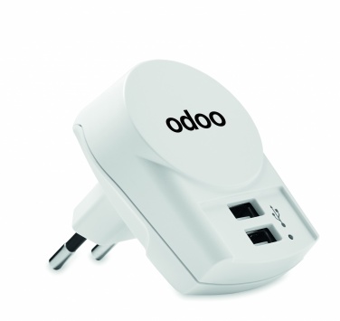 Logotrade promotional product picture of: Skross Euro USB Charger (2xA) 12W