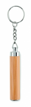 Logo trade promotional item photo of: Mini bamboo torch with keyring